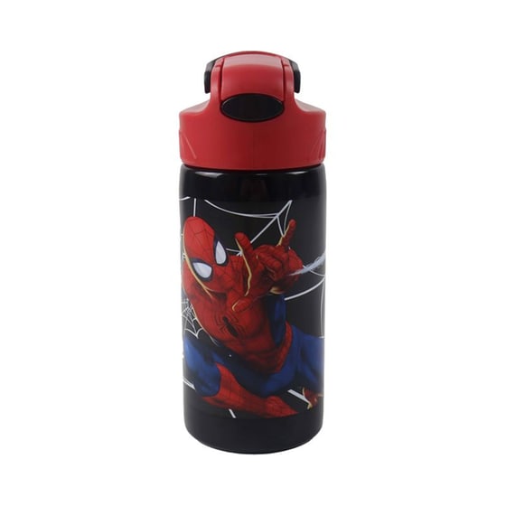 Παγούρι Gim Stainless Steel Spiderman 500 ml Μαύρο image 1