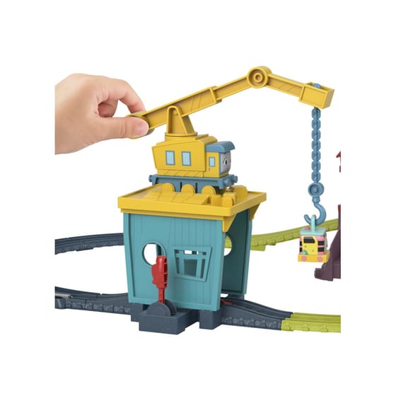 Fisher Price Σετ Παιχνιδιού Thomas & Friends Πίστα & Σταθμός Επισκευών με τη Κάρλι & τη Σάντι image 2