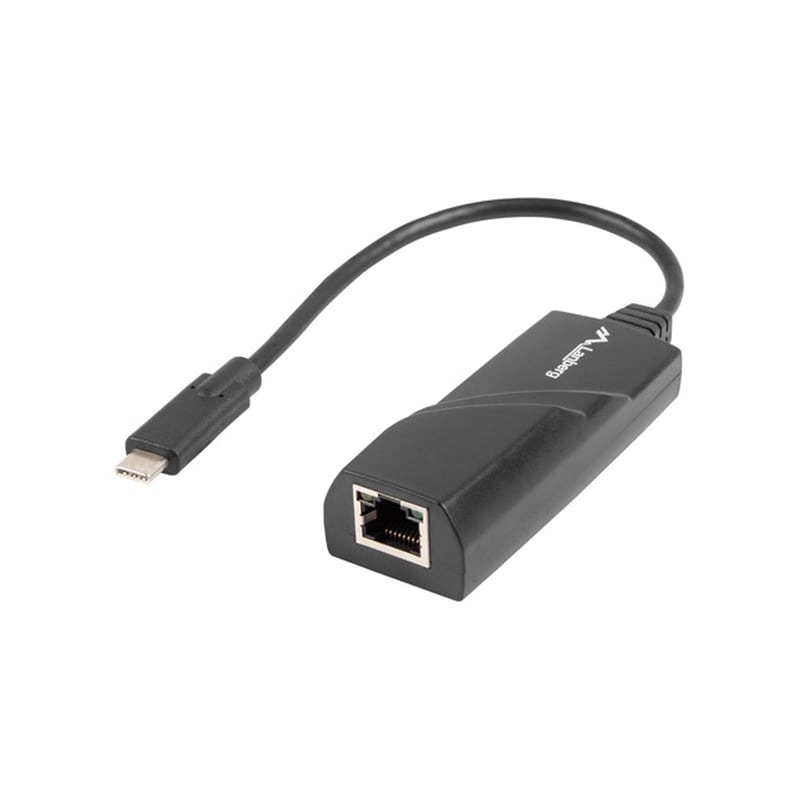 LANBERG Lanberg NC-1000-02 USB Type-C Αντάπτορας Δικτύου Ενσύρματη Σύνδεση Ethernet 1000Mbps