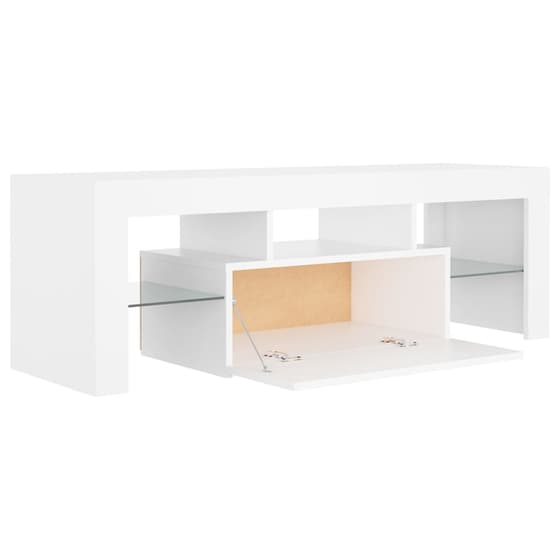 Έπιπλο Τηλεόρασης VidaXL από Μοριοσανίδα 120x35x40cm - Λευκό image 6