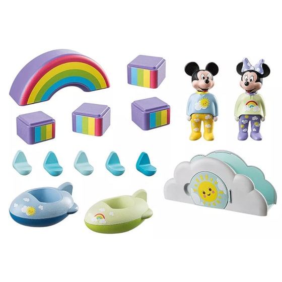 PLAYMOBIL® 1·2·3 Διασκέδαση Στα Σύννεφα με Τον Μίκυ και Τη Μίννι Μάους (71319) image 4