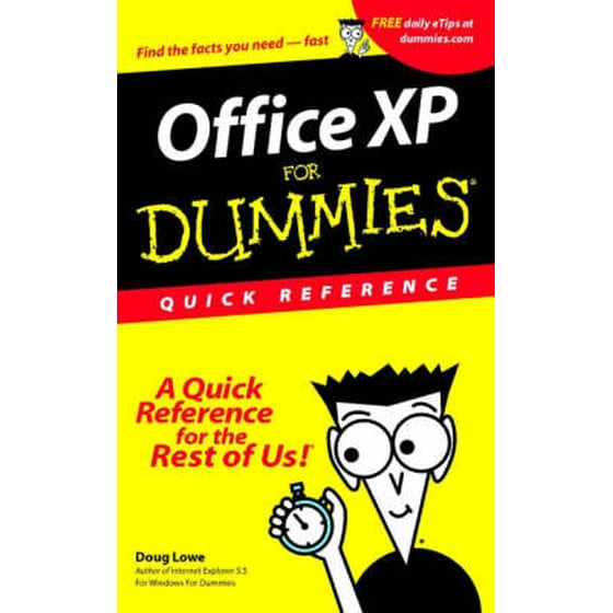 Office XP For Dummies Quick Reference image 0