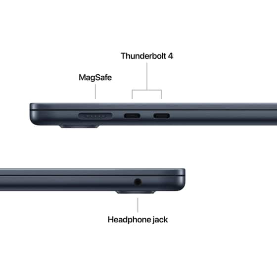 Apple MacBook Air with M4 Chip 15.3"QHD (Apple M4/16GB/256GB SSD/MacOS) Midnight image 5