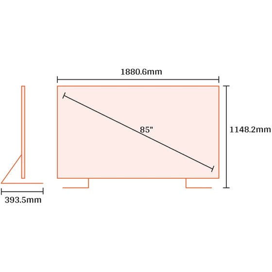 Samsung Micro RGB 85" 4K Smart Τηλεόραση 85R95H  AI TV image 2