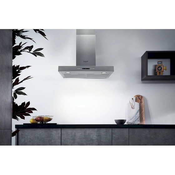 HOTPOINT HHBS 6.7F LL X 60 cm Inox Απορροφητήρας Καμινάδα - Τζάκι image 2