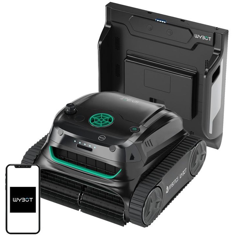 WYBOTICS WYBOT S2 PRO για Πισίνα Μαύρο Σκούπα Ρομπότ