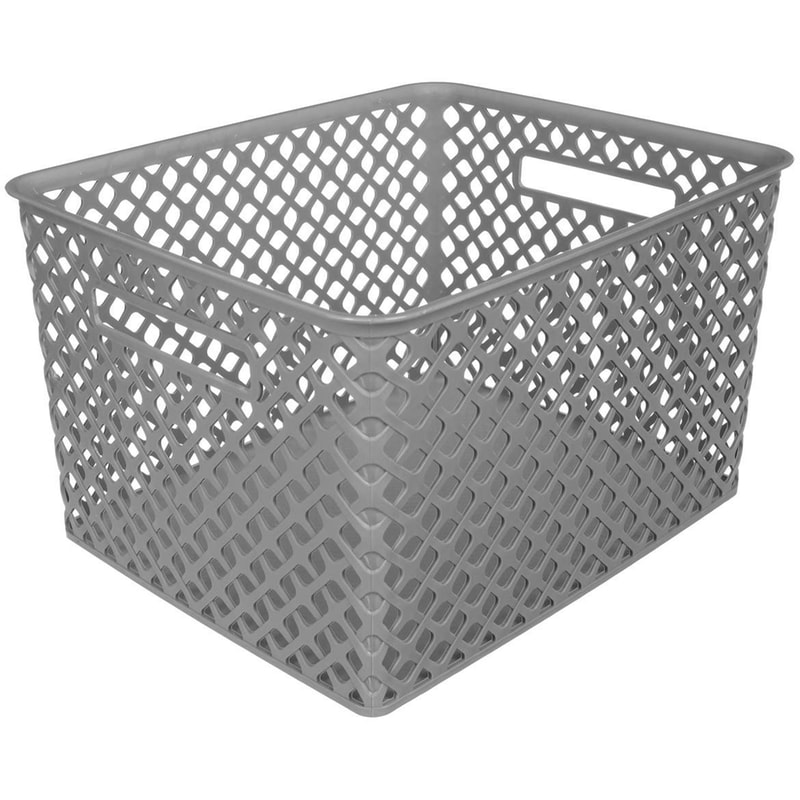 SPITISHOP Κουτί Αποθήκευσης F-V 138802c Πλαστικό 37x22cm - Γκρι