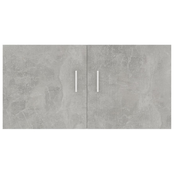 Ντουλάπι Γραφείου VidaXL Επιτοίχιο από Μοριοσανίδα 80x39x40 cm - Γκρι Σκυροδέματος image 1