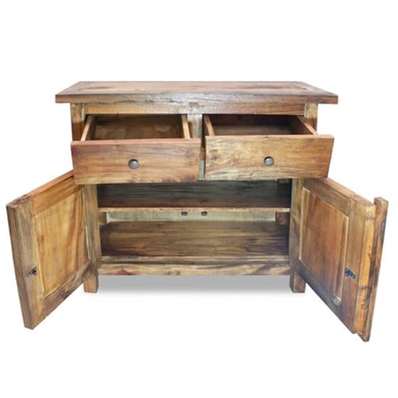 Μπουφές Vidaxl Ψηλός 75x30x65 cm Από Μασίφ Ανακυκλωμένο Ξύλο - Καφέ image 3