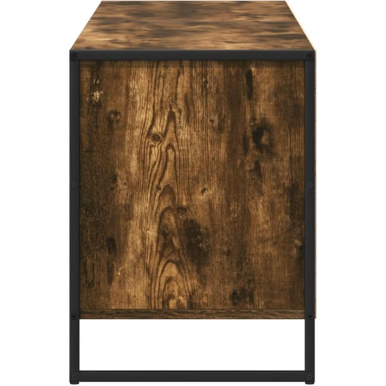 Έπιπλο Τηλεόρασης VidaXL 140 x 36 x 49,5 cm - Καπνιστή Δρυς image 4