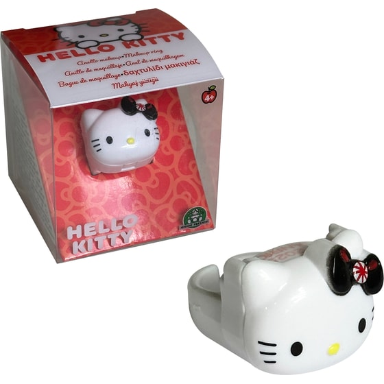 Hello Kitty Make Up Ring Δαχτυλίδι με Lip Balm - Τυχαία Επιλογή Σχεδίου (HKTE6000) image 1