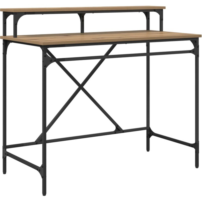 Γραφείο VidaXL από Επεξεργασμένο Ξύλο 100x50x90 cm - Artisan Δρυς
