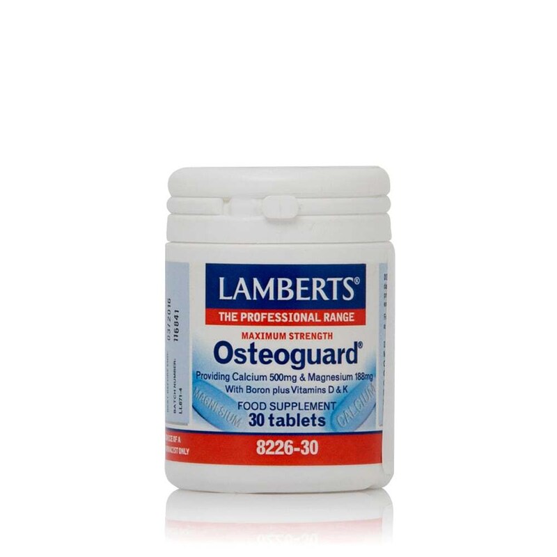 LAMBERTS Συμπλήρωμα Διατροφής Lamberts Osteoguard - 30 Ταμπλέτες