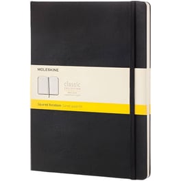 Σημειωματάριο Moleskine Καρέ Μαύρο XL (1 Τεμάχιο)