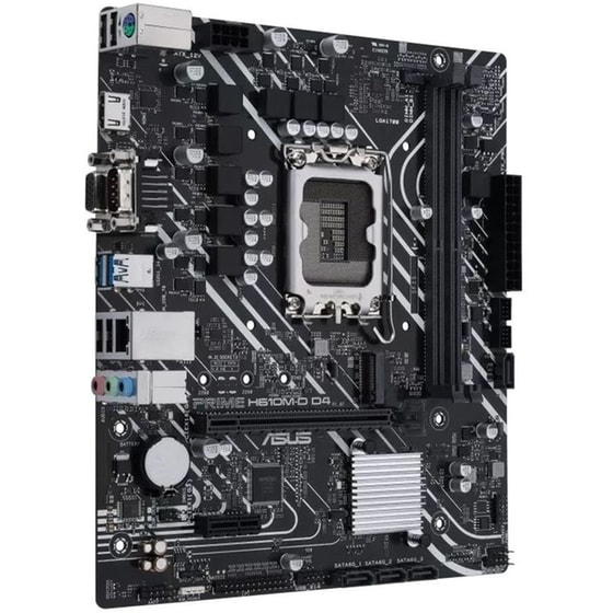Asus Prime H610M-D D4 Intel H610 Micro ATX με Socket Intel 1700 image 1