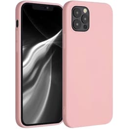 Θήκη Apple iPhone 12/iPhone 12 Pro - Kwmobile Silicone Case - Rose Gold Matte