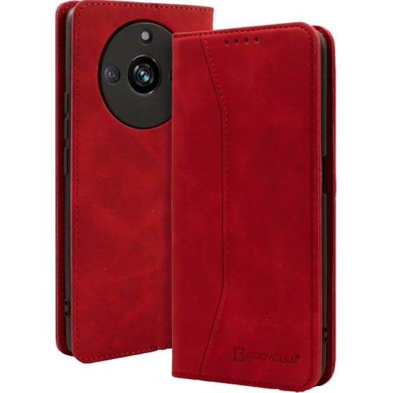 Θήκη Realme 11 Pro - Bodycell Πορτοφόλι - Red image 0
