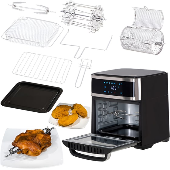 ADLER AD-6309 με Πόρτα 2500 W 13 L Μαύρο Φριτέζα - Φουρνάκι Αέρος image 5