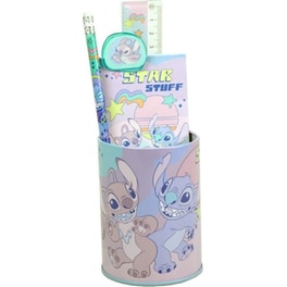 Μολυβοθήκη Μεταλλική με Σχολικό Σετ Gim Stitch Gen Z
