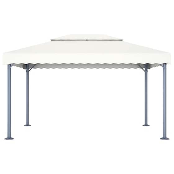 Κιόσκι Vidaxl Αλουμίνιο με Φώτα 400x300cm - Κρεμ image 4