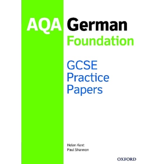 AQA GCSE German Foundation Practice Papers (2016 specification) image 0