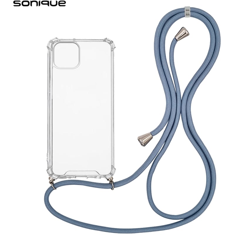 Θήκη Apple iPhone 14 Plus - Sonique Armor Clear - Μπλε Γκρι