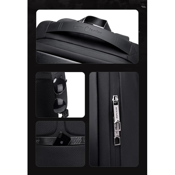 Τσάντα Laptop Arctic Hunter B00487 15.6" Αδιάβροχη - Μαύρο image 6