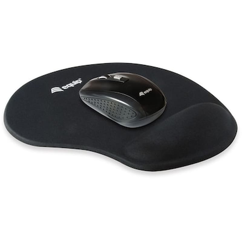 EQUIP Equip 245014 Mouse Pad με Στήριγμα καρπού 230mm Μαύρο