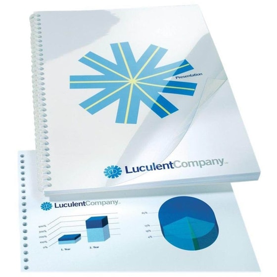 Ζελατίνες Διαφανείς Rexel Α4(100 Τεμάχια) image 0