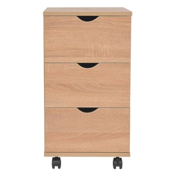 Vidaxl Συρταριέρα Χρώμα Δρυός 33 X 45 X 60 Εκ. image 2
