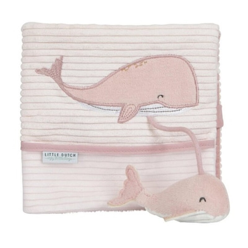 Υφασμάτινο Βιβλιαράκι Δραστηριοτήτων Ocean Pink – Little Dutch