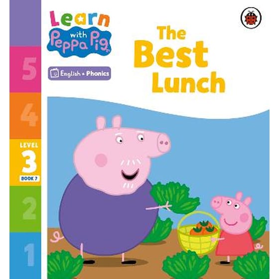 Learn with Peppa Phonics Level 3 Book 7 - The Best Lunch (Phonics Reader) image 0