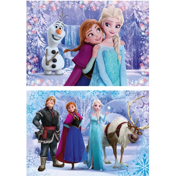 Παιδικό Παζλ Clementoni Super Color Disney Frozen (2x20 Κομμάτια) image 1