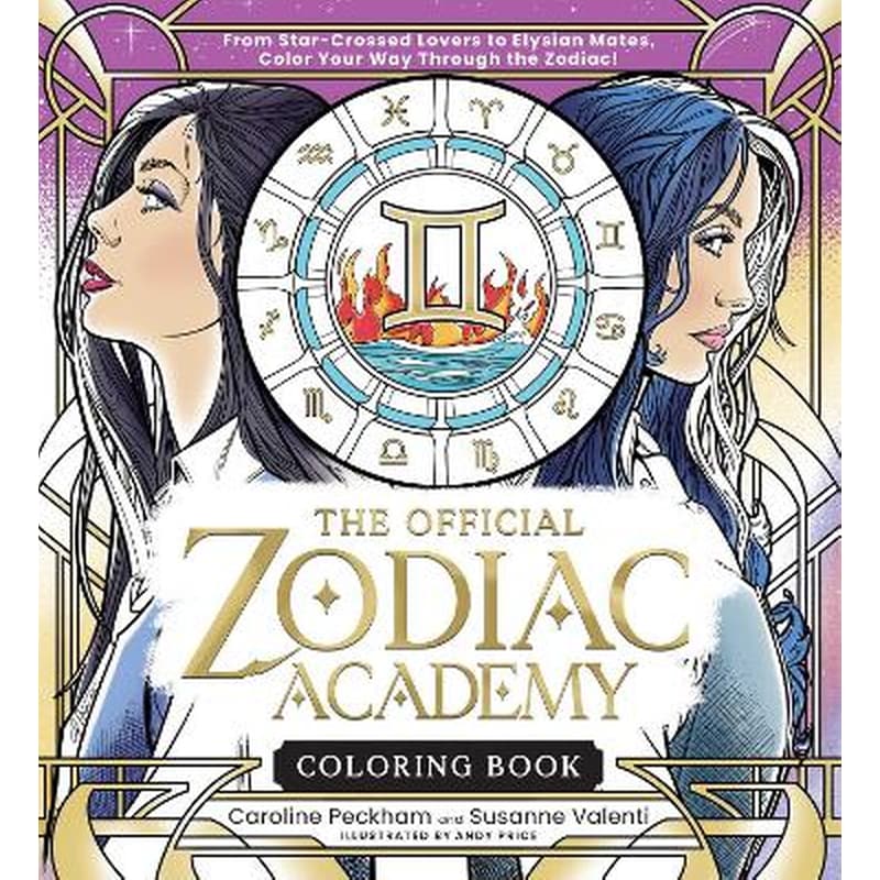 The Official Zodiac Academy Coloring Book