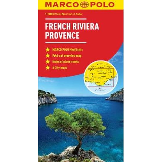 French Riviera, Provence Marco Polo Map image 0