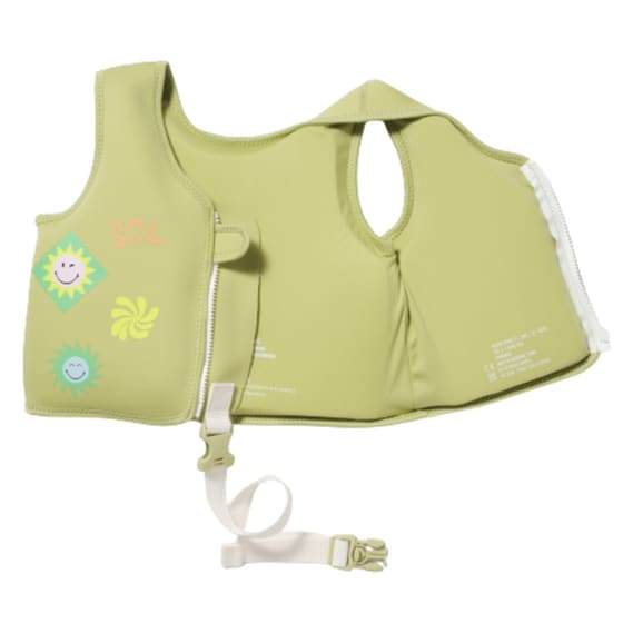 Παιδικό Γιλέκο Κολύμβησης SunnyLife Smiley 2-3 Ετών - Κίτρινο image 2