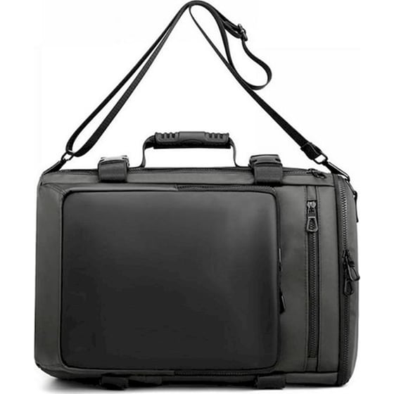 Τσάντα Πλάτης/ Ώμου Amber με Θήκη Laptop 15.6'' AΜ2013 21 lt - Γκρι image 4