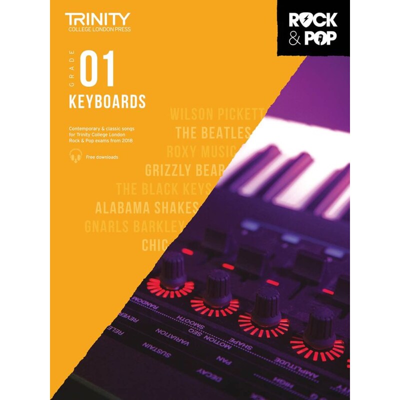Trinity College London Rock Pop 2018 Keyboards Grade 1