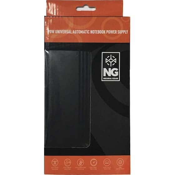 Φορτιστής Laptop Universal - Ng 78-0090SLIM 20V/2A 90W - Black image 0