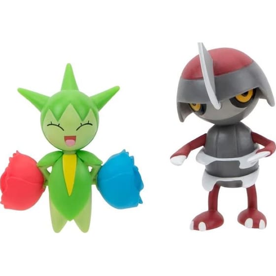 Φιγούρες Jazwares Pokemon - Roselia And Pawniard (6cm) image 1