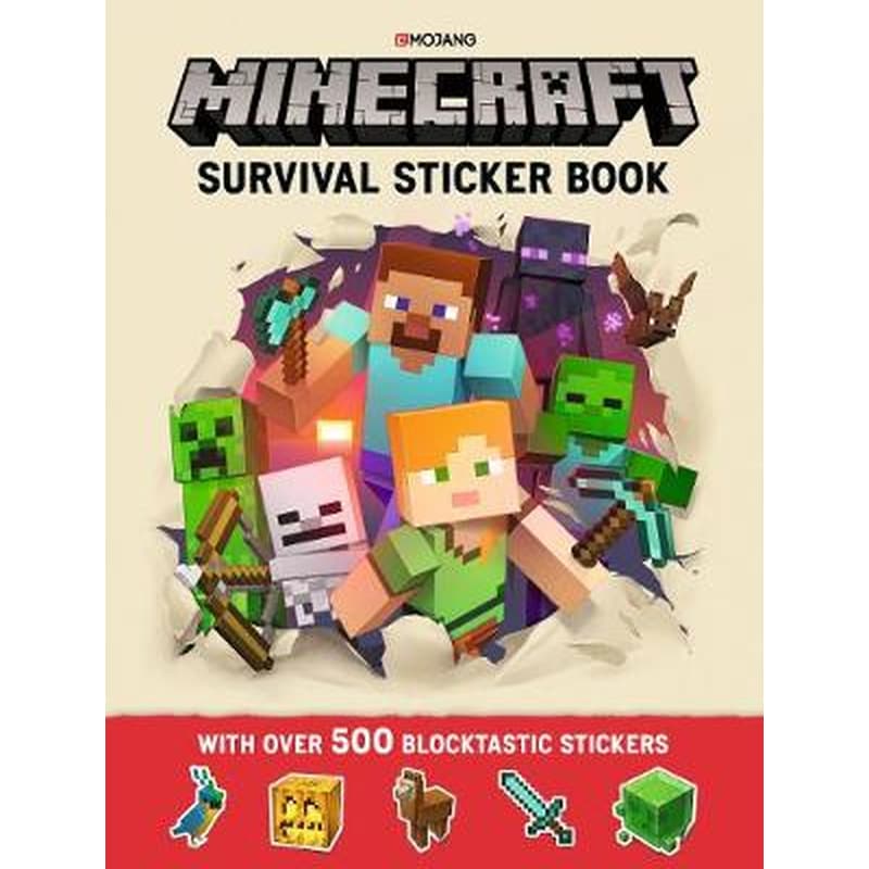 Minecraft Survival Sticker Book