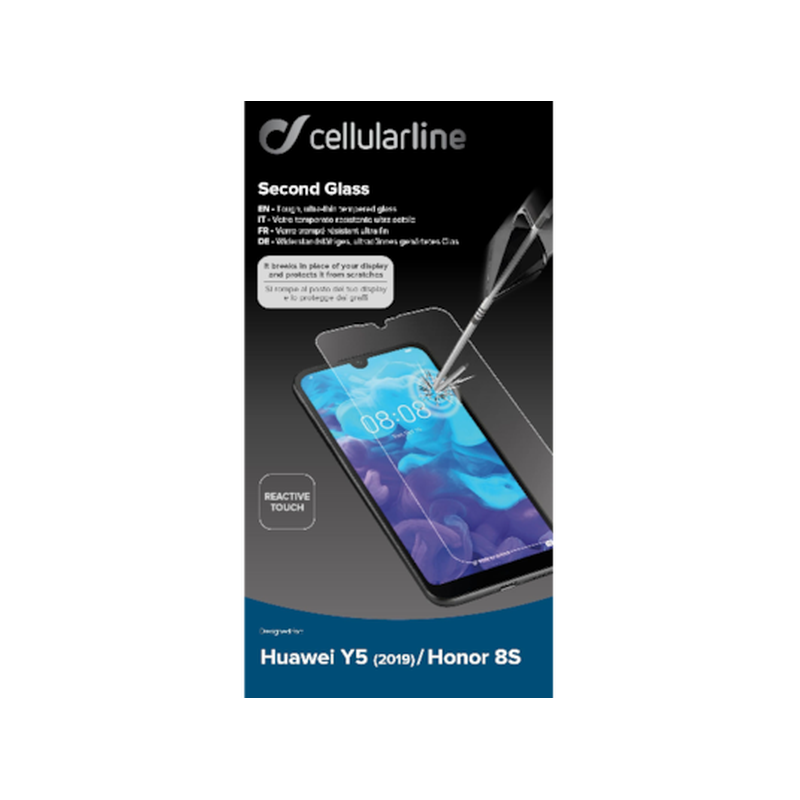 Προστατευτικό οθόνης Huawei Y5 - Cellular Line Tempered Glass