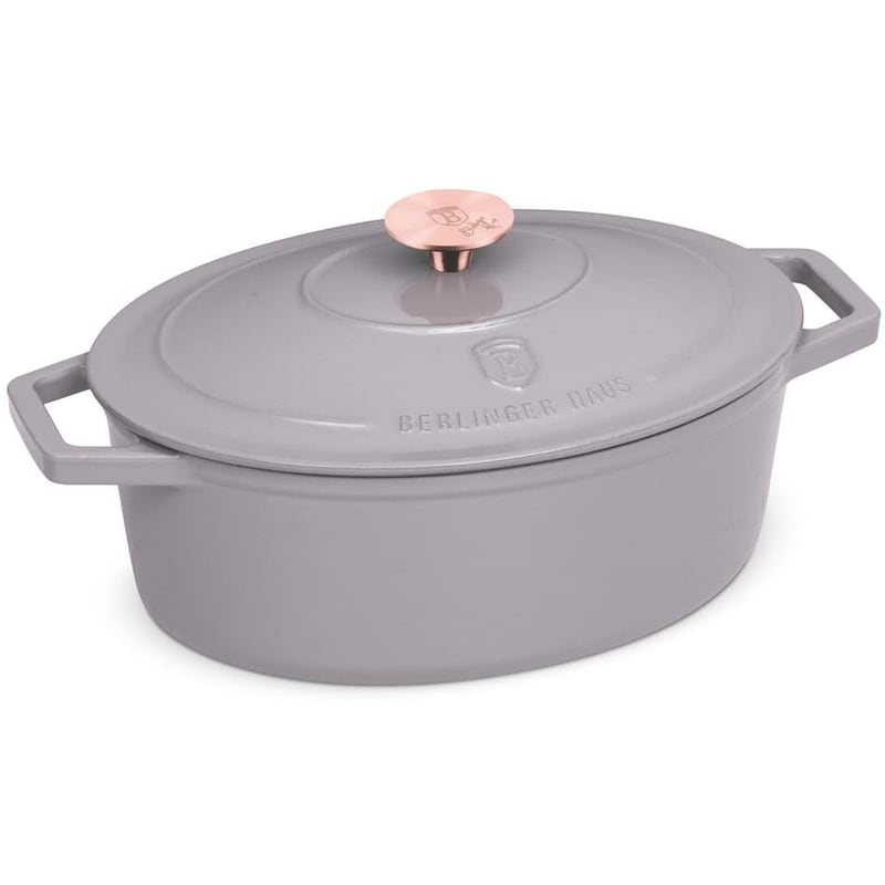 BERLINGER HAUS BH-6541 Μαντεμένια Γάστρα 30 cm 4.65 L Γκρι