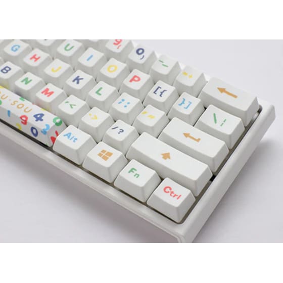 Ducky One 2 Mini SOU Gaming Μηχανικό Πληκτρολόγιο 60% με Cherry MX Brown διακόπτες και RGB φωτισμό (US) Λευκό image 1