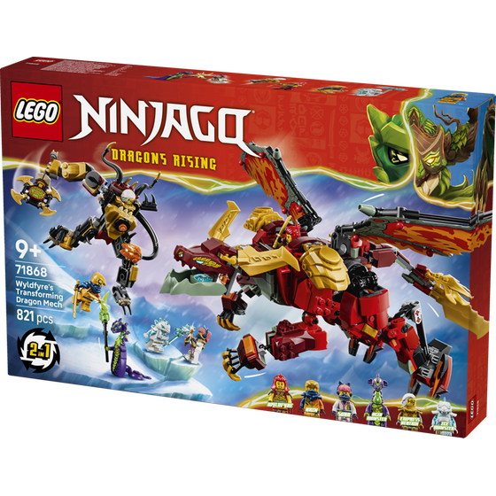 LEGO® Wyldfyre's Transforming Dragon Mech (71868) image 1
