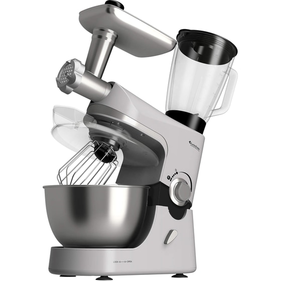 Κουζινομηχανή TURBOTRONIC TT-007 2000 W 4.5 L Ασημί image 1