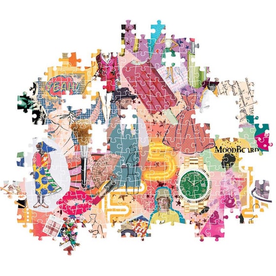 Παζλ Clementoni More is More Collection Fashion & Design - Compact Box (1000 Κομμάτια) image 2