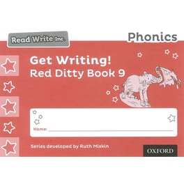 Read Write Inc. Phonics: Get Writing! Red Ditty Book 9 Pack of 10