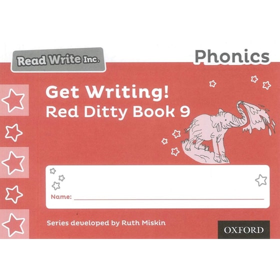 Read Write Inc. Phonics: Get Writing! Red Ditty Book 9 Pack of 10 image 0