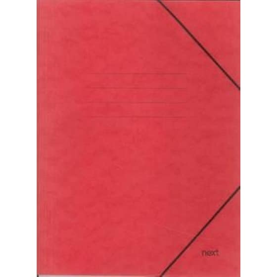Φάκελος Πρεσπάν Next με Λάστιχο A4 Κόκκινο Υ35x25x0εκ. image 0